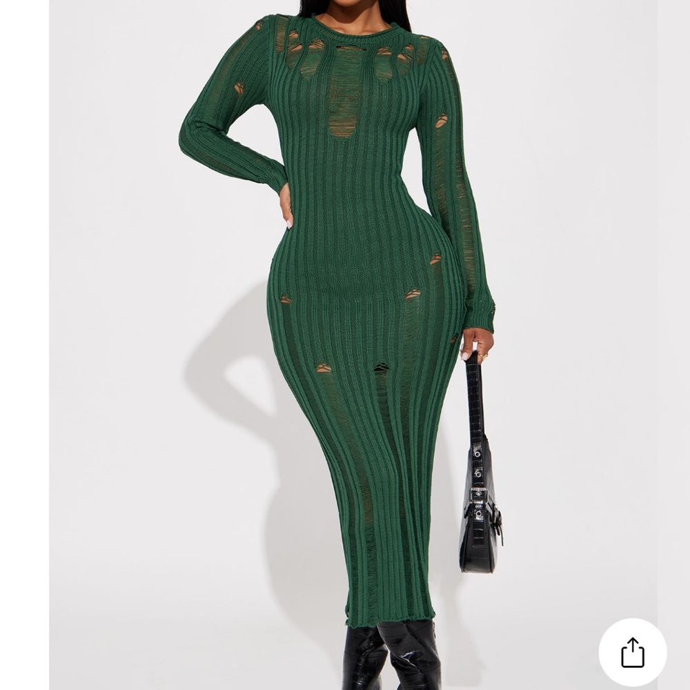 Maxi sweater dress